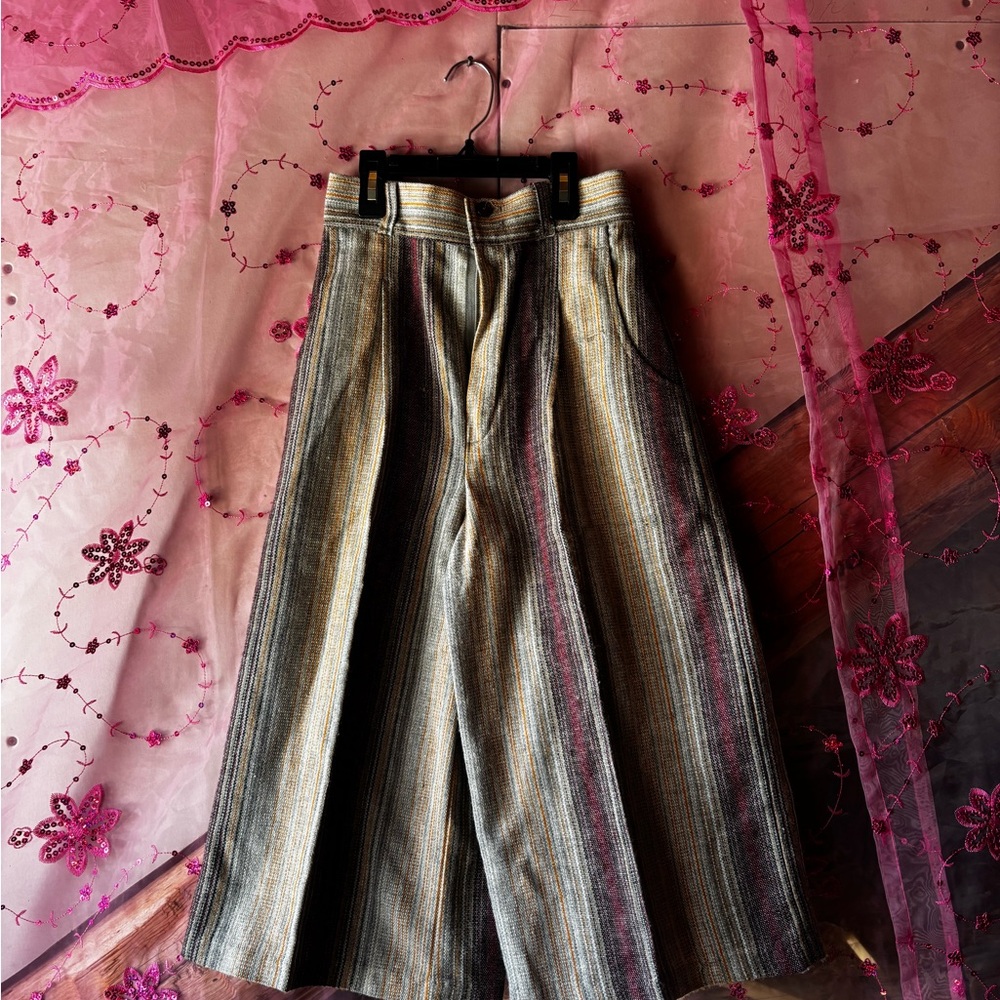 Striped Vintage Capris